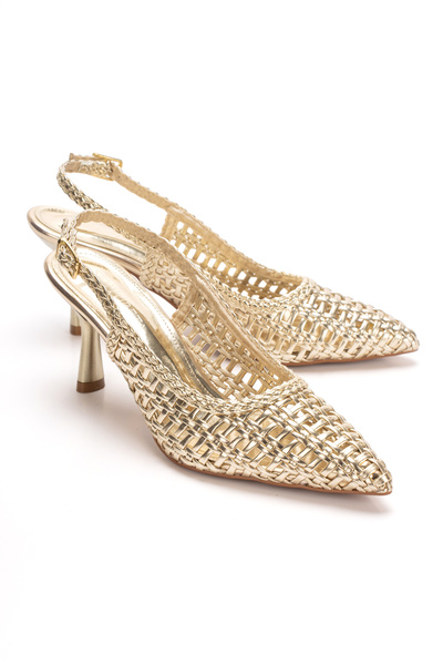 PASSAGE SHOES Women's Knitted Detailed Heeled Shoes 3111 Dore