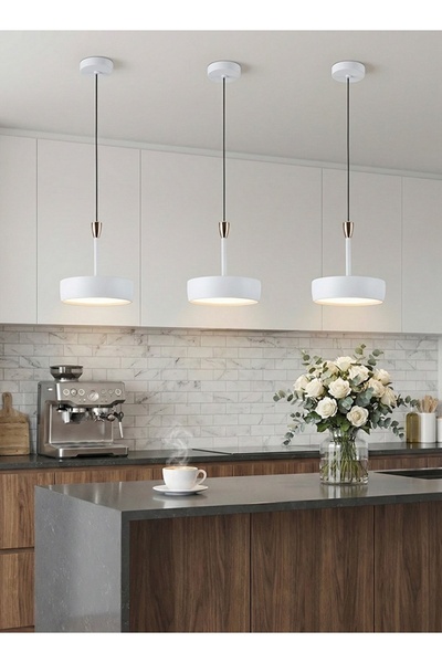 spolux Modern Lighting, Single pendent Light, Natural color mode LED color, W...