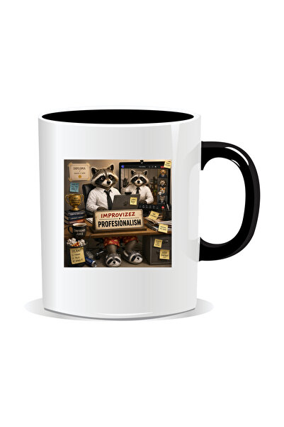Mug Mania Personalized mug with messages for corporate people, I improvise pr...