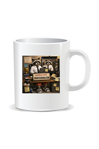 Mug Mania Personalized mug with messages for corporate people, I improvise pr...