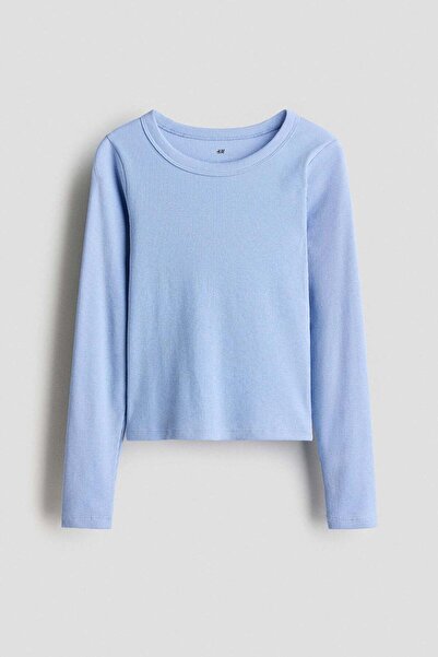 H&M قميص جيرسي قطني مضلع