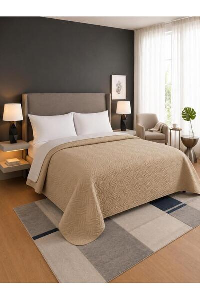 Çeyiz Diyarı Nova Ultrasonic Quilted Double-Sided Double Bed 200X220 cm Witho...