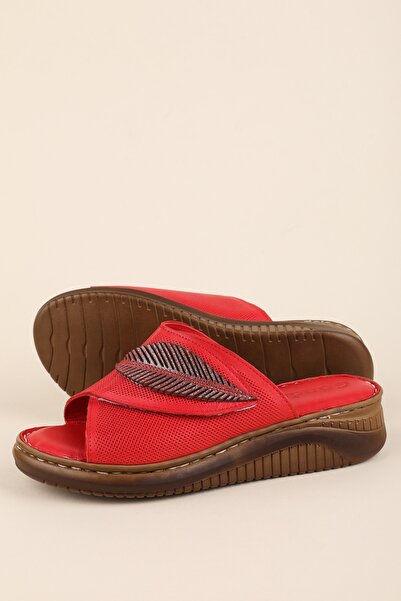 Gondol Genuine Leather Anatomical Sole Comfortable Velcro Adjustable Slippers...
