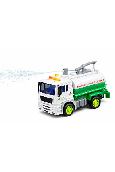 OEM Camion cisterna de jucarie cu functie apa, lumini si sunete, functie stro...
