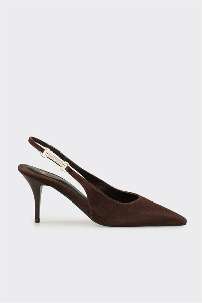 Elle Shoes Kahve Deri Kadın Klasik Ayakkabı