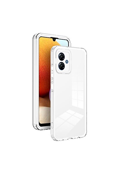 sscase Color Frame Διάφανη Θήκη Σιλικόνης White (Motorola Moto G14)