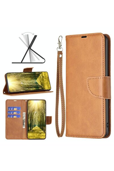 sscase Lambskin Texture Θήκη Πορτοφόλι Coffee (Oppo A98)