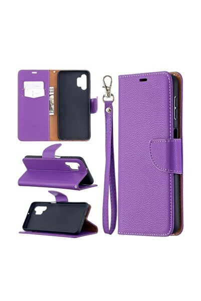 sscase Pure Color Θήκη Πορτοφόλι Purple (Samsung Galaxy A32 5G)