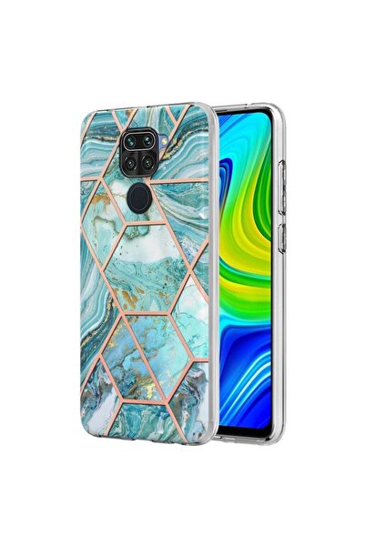 sscase Splicing Marble Σκληρή Θήκη Σιλικόνης Blue (Xiaomi Redmi Note 9)