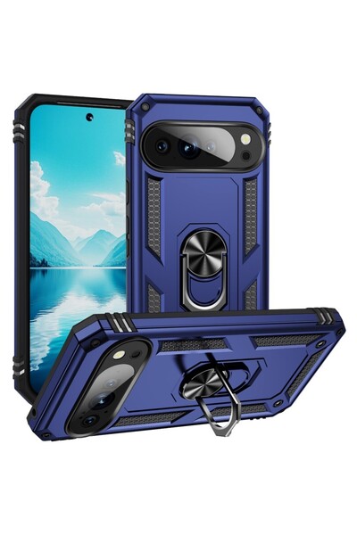 sscase Magnetic Ring Σκληρή Θήκη με Δαχτυλίδι Blue (Google Pixel 10 5G/10 Pro...