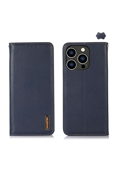 sscase Nappa Δερμάτινη Θήκη Βιβλίο Blue (Apple iPhone 16 Pro)