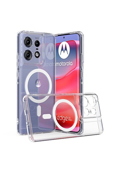 sscase MagSafe TPU+Acrylic Σκληρή Θήκη Transparent (Motorola Edge 50 Pro 5G)