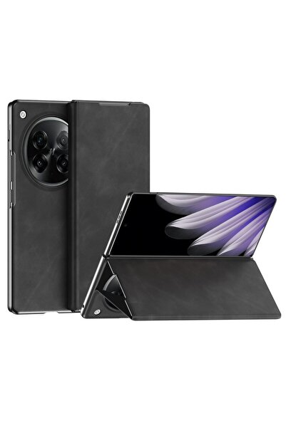 sscase Nappa Texture Σκληρή Θήκη Black (Oppo Find N6 5G)