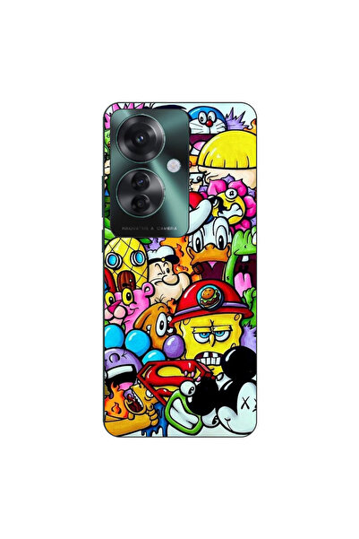 OEM Husa compatibila cu Oppo Reno11 F 5G Silicon Gel Tpu Model Pop Art Cartoons