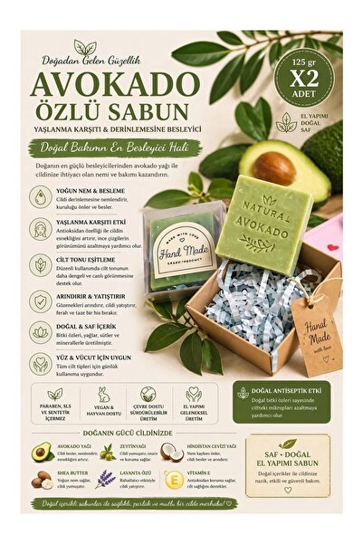 Kaia Life Doğal Avokado Özlü Sabun – Yaşlanma Karşıtı, Derinlemesine Besleyic...