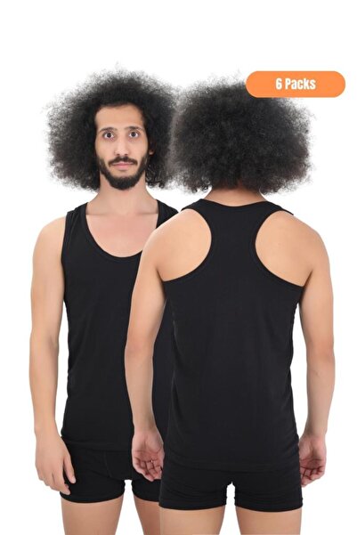 CNT Erkek Ribana Atlet 6'lı Full Likralı Rambo Sporcu Atlet