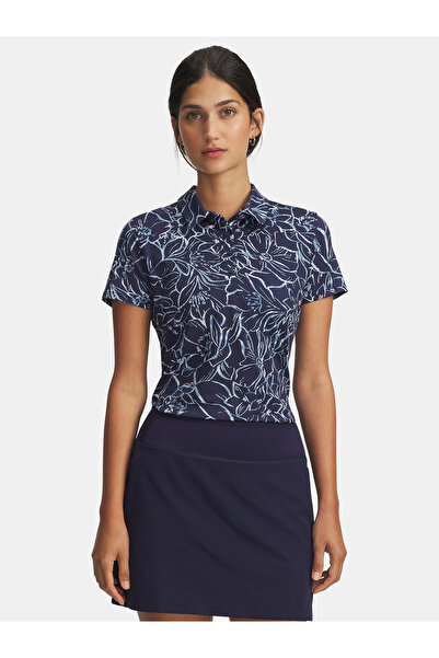 Under Armour Dámské tričko UA Playoff 3.0 Printed Polo-BLU