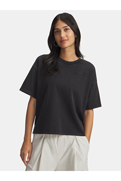 Under Armour Tricou de damă UA HWT Boxy Wash SS-BLK