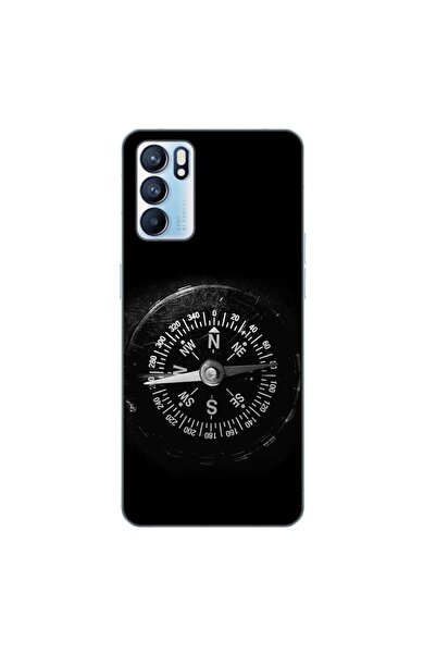 OEM Husa compatibila cu Oppo Reno6 5G Silicon Gel Tpu Model Busola Vintage