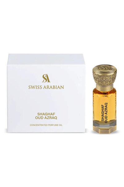 SWISS ARABIAN Shaghaf Oud Azraq, Ulei de parfum, Unisex, 12 ml