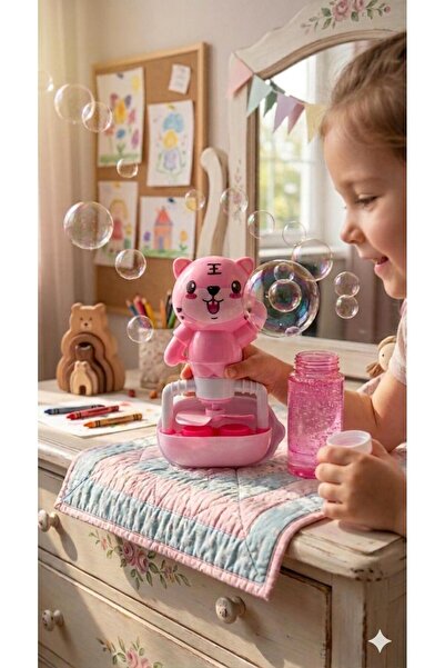 TOYSTAR Pilli Mini Bubbles Gun Baloncuk Köpük Makinesi Oyuncak Yaz Eğlencesi