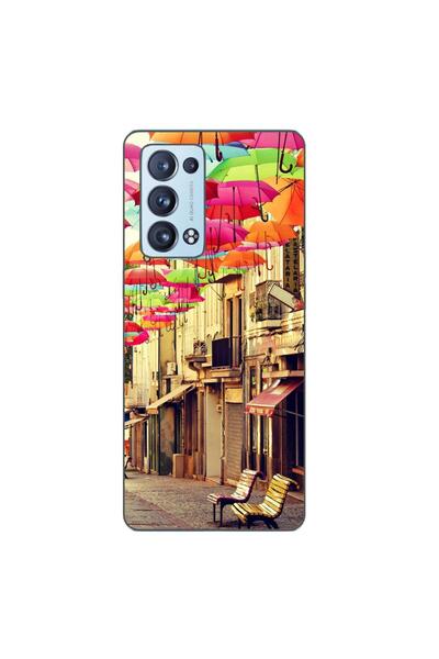 OEM Husa compatibila cu Oppo Reno6 Pro 5G Silicon Gel Tpu Model Strada Umbrel...