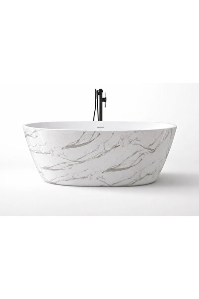 Casa Stile Cada baie freestanding Taormina Alb