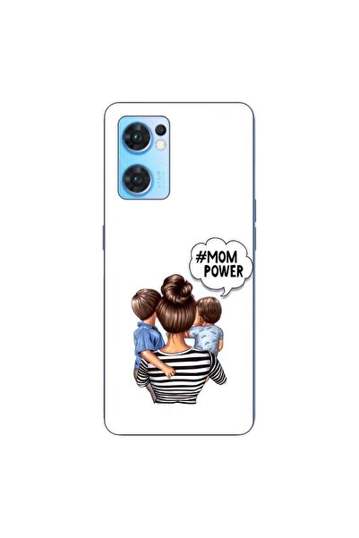 OEM Θήκη συμβατή με Oppo Reno7 5G Σιλικόνης Gel TPU με σχέδιο Μαμά των αγοριών