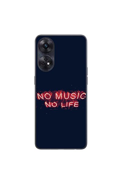 OEM Θήκη συμβατή με Oppo Reno8 T 4G Σιλικόνης Τζελ TPU Μοντέλο No Music No Life