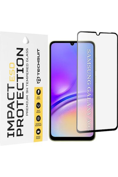 Techsuit Σκληρυμένο Γυαλί Μαύρο (Samsung Galaxy A05 - Techsuit)