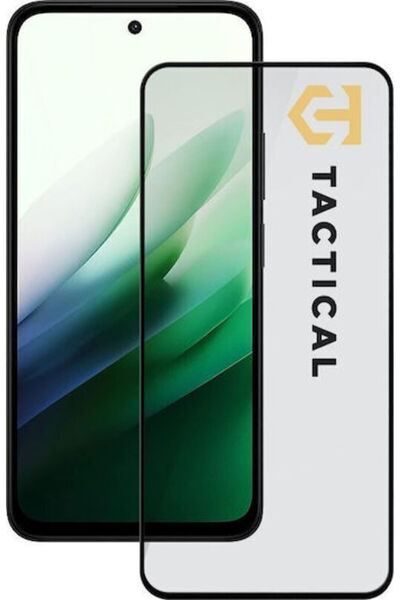 Tactical 5D 0.33mm Σκληρυμένο Γυαλί Μαύρο (Redmi 15)