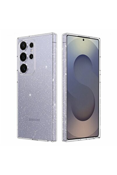 DAMUR Husă Glitter Spark pentru Samsung Galaxy S25 Ultra, Silicon flexibil, D...