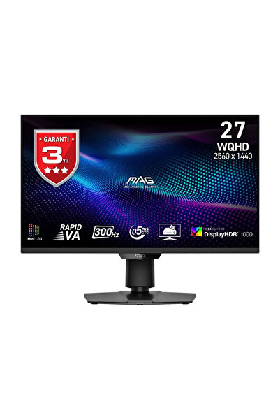 MSI MAG 274QPF X30MV 27″ 300Hz 0.5ms 2K WQHD Adaptive Sync Rapid VA Pivot Gam...