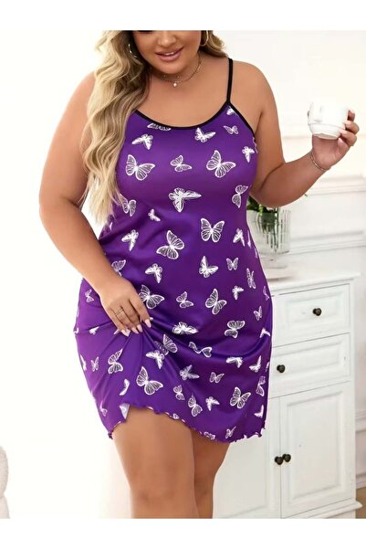 Generic Plus Size Women’s Soft Camisole Nightgown – Sexy Sleeveless Sleep Dre...