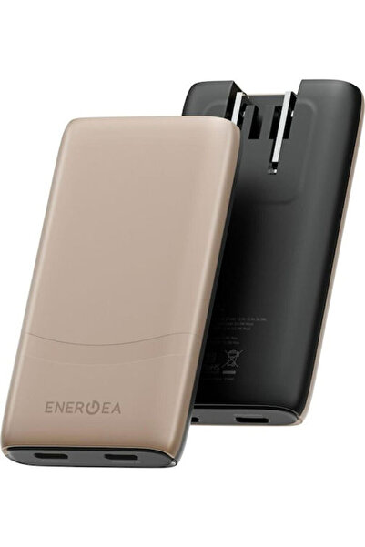 Energea Φορτιστής χωρίς καλώδιο GaN με 2 θύρες USB-C, 65W Power Delivery / Qu...