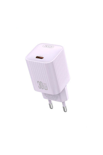 Xo Φορτιστής χωρίς καλώδιο GaN με θύρα USB-C, 30W Power Delivery, Μωβ (L148)