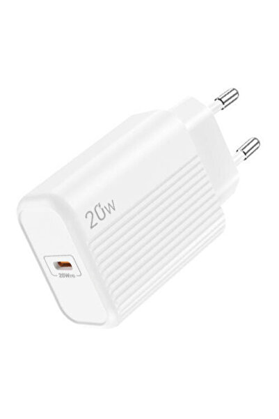 Lamtech Ασύρματος φορτιστής με θύρα USB-C, 20W Power Delivery, Λευκός (LAM112...