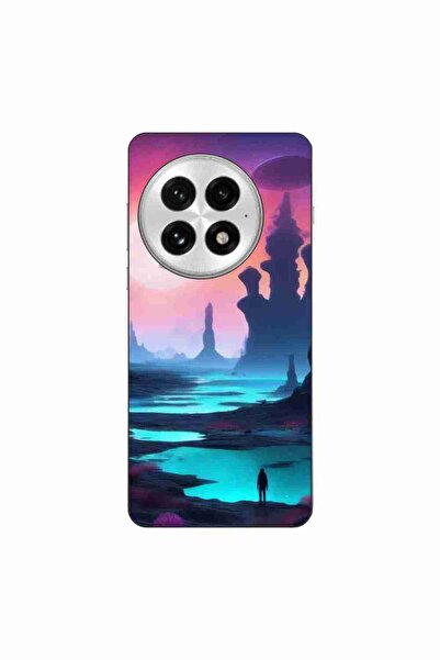 OEM Husa compatibila cu OnePlus 13 Silicon Gel Tpu Model Mystic Planet