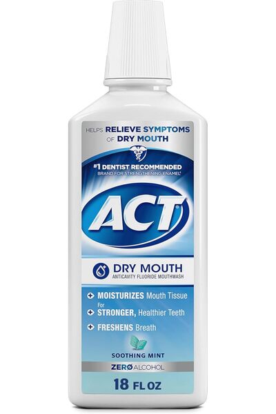 Act Apă de gură, ACT, Fără alcool, Protecție anti-carii, Mentă calmantă, 532 ml