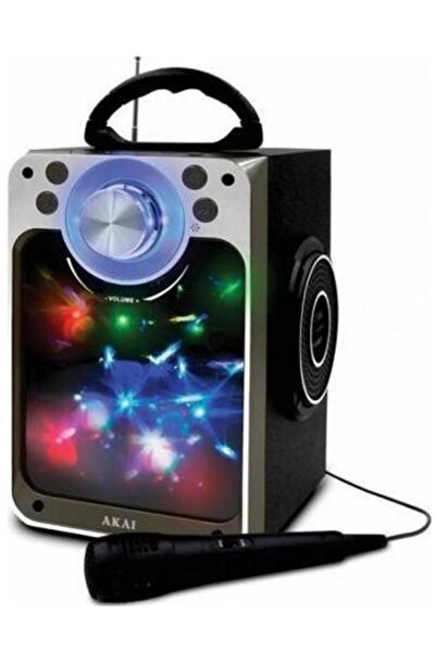 AKAI Boxa Portabila CEU7300-BT, Bluetooth, Radio FM, Microfon (Negru)