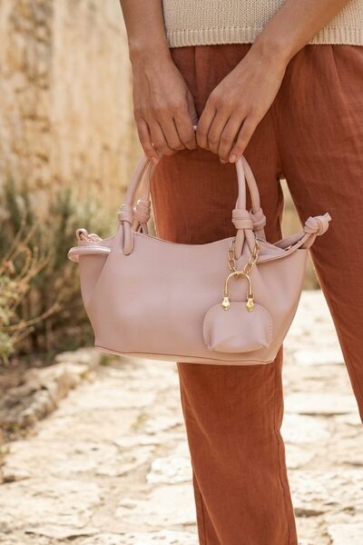 I Love Shoes Monel Powder Matte Leather Women's Shoulder Bag