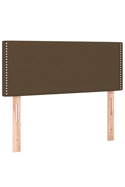 vidaxl Headboard, dark brown, 80x5x78/88 cm, textile