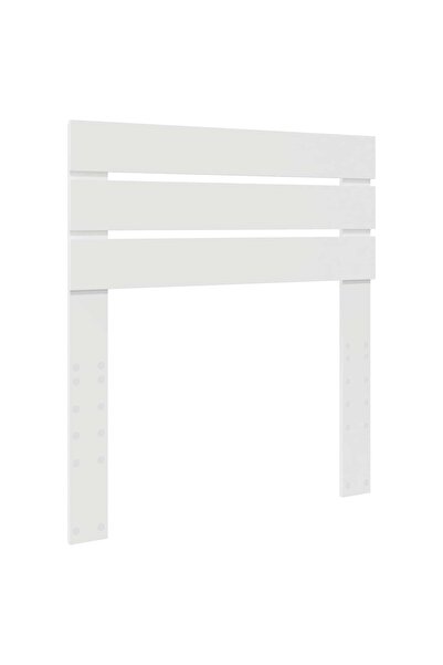 vidaxl Tăblie cap Alb 80 cm Lemn compozit