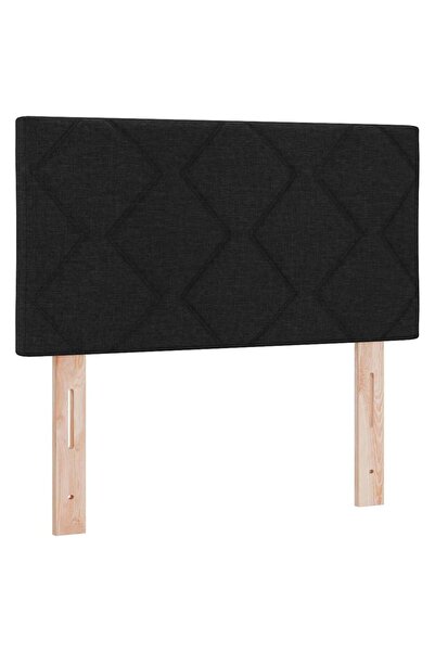 vidaxl Tăblie cap Negru 80 cm țesătură