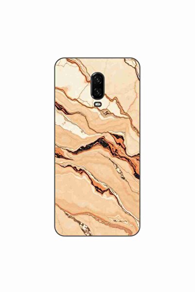 OEM Husa compatibila cu OnePlus 6T Silicon Gel Tpu Model Desert Stone Marble