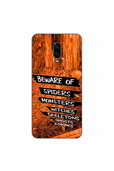OEM Θήκη συμβατή με OnePlus 6T από σιλικόνη gel TPU με σχέδιο Halloween Bewar...