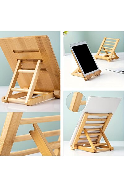 Generic Bamboo Wooden Mobile Phone and Tab Stand | Premium Wood, Elegant and ...