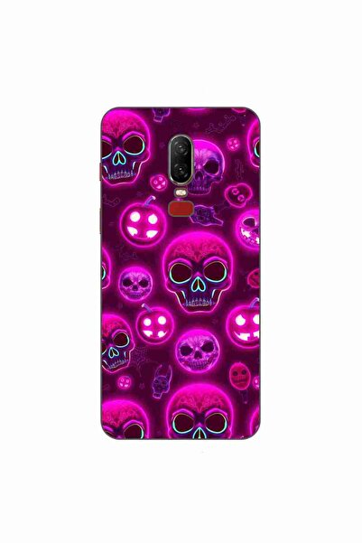 OEM Husa compatibila cu OnePlus 6 Silicon Gel Tpu Model Cyberpunk Halloween