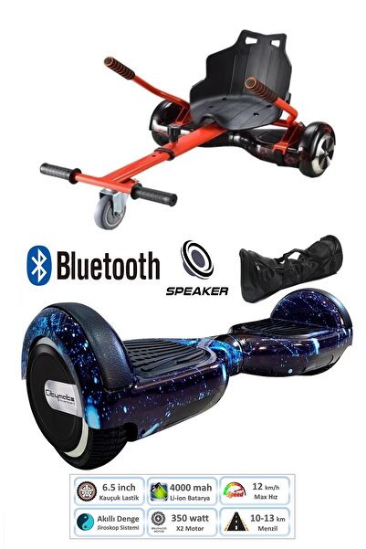 CityMate Elektrikli Kaykay Scooter Hoverboard Akıllı Dengeli + Hover Kart + Ç...