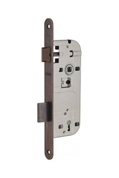 THIRARD Broască de ușă cu cheie 40 x 90 mm, finisaj bronz